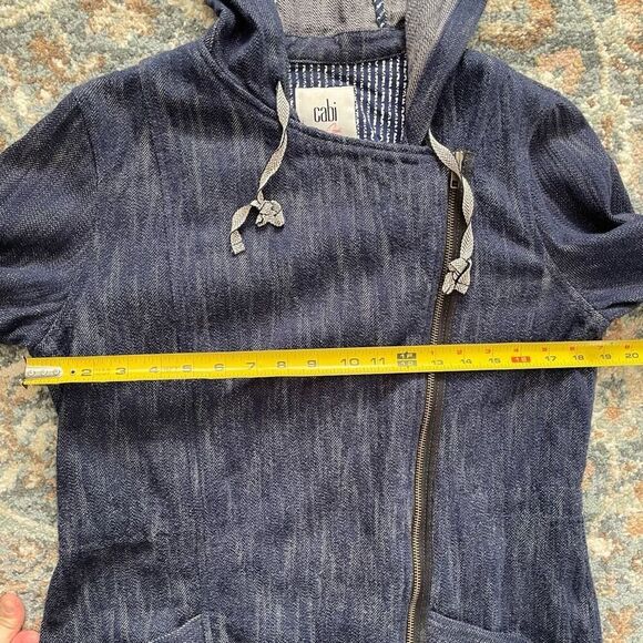 Cabi Blue Zip Up Anorak Jacket #5100 women’s size Small - Picture 5 of 12